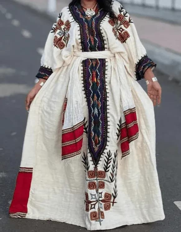 Handwoven Habesha Kemis